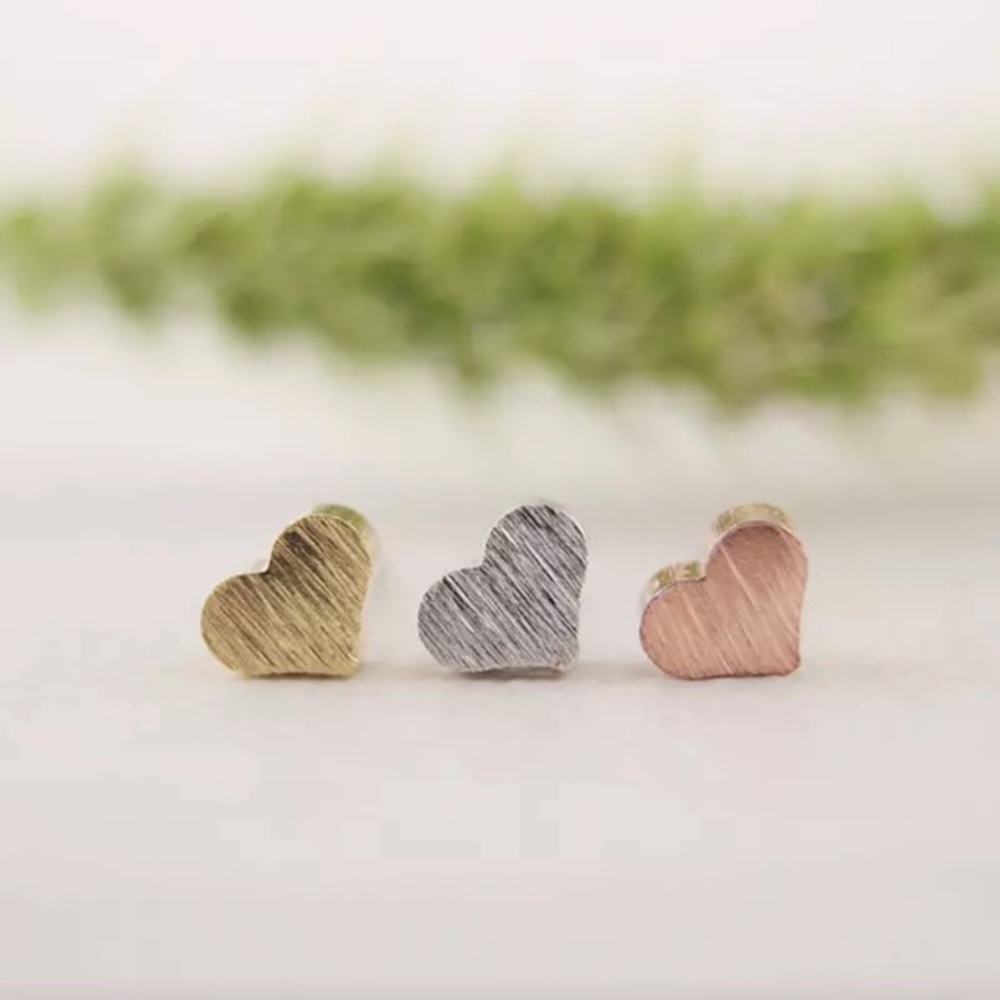 NEW!💙💎💕TINY HEARTS! QUITE ADORABLE!💕💎💙SILVER - Picture 6 of 8